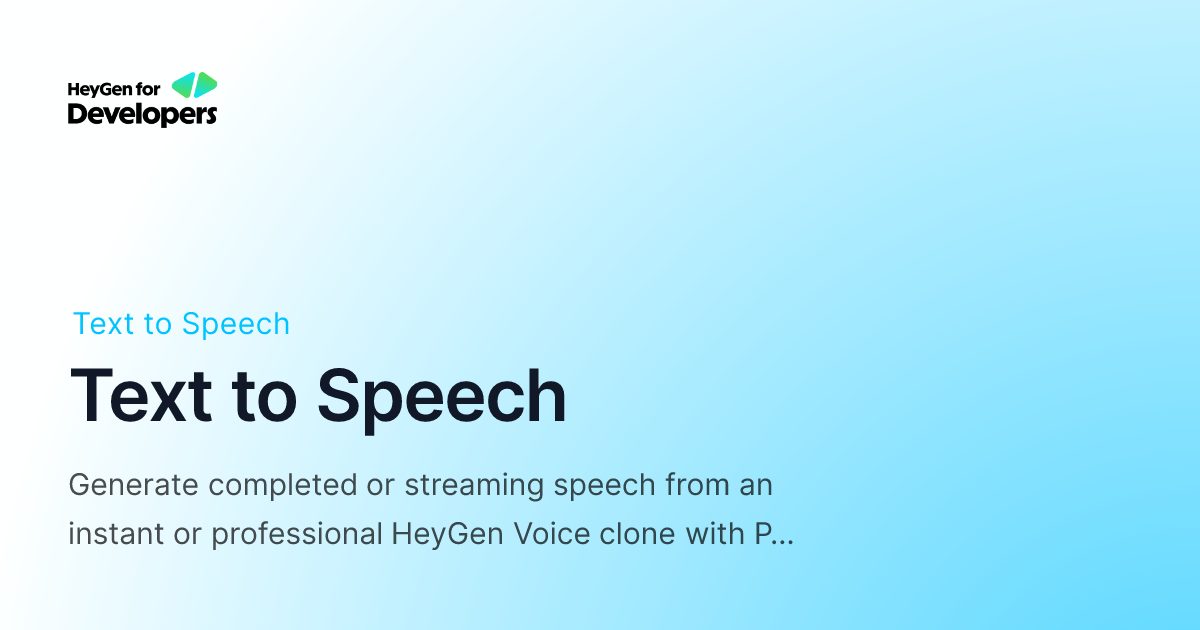 Imagem de divulgação do HeyGen Voice Turbo
